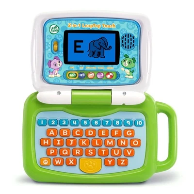 LeapFrog 2-in-1 LeapTop Touch, Green - Image 1 of 4
