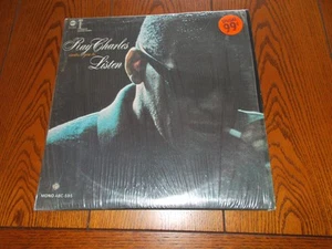 RAY CHARLES INVITES YOU TO LISTEN LP on ABC595 MONO IN SHRINK 1ST PRESS 1962 VG+ - Picture 1 of 4