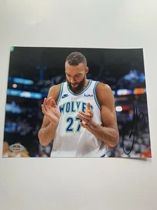 Rudy Gobert Signed Autographed 8x10 Photo PSA COA Minnesota Timberwolves - Picture 1 of 1