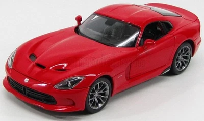 MODELLINO AUTO STATICO MAISTO DODGE VIPER GTS SRT COUPE 2013 ROSSO SCALA 1/18 - Immagine 1 di 4
