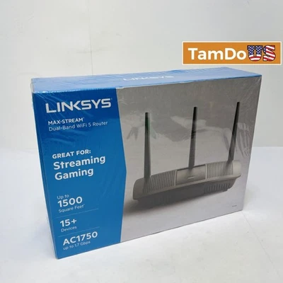 Linksys EA7200 Max-Stream AC1750 Dual-Band WiFi 5 Router for Home Network - Image 1 of 4