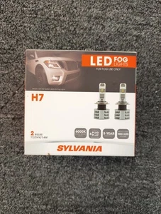 Sylvania H7 ZEVO Fog LED Plug & Play Headlight 2 Bulbs, OBN, B2 - Foto 1 di 3