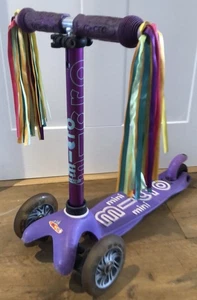 MINI MICRO DELUXE LED SCOOTER PURPLE- GOOD CONDITION BI36 - Picture 1 of 12