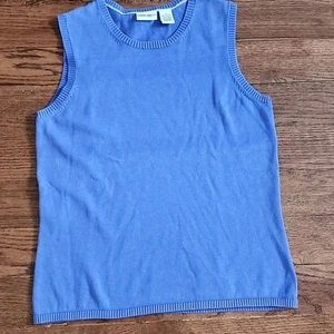 Cherokee Mujeres Suéter Chaleco Talla Mediana Algodón Blocket Academia Suave Niña Escuela - Imagen 1 de 7