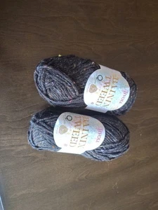 2 Tivoli Bainin Tweed 100% Wolle Knäuel grau Irland Strickgarn 50 Gramm - Bild 1 von 6