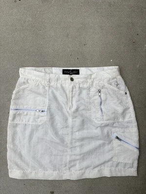 Vintage Baby Phat White Cargo Y2K Mini Skirt Women’s Size 13 or Large - Image 1 of 4