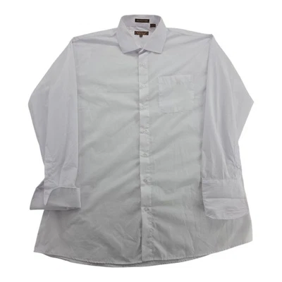 Don Jonathan Henri Picard 白色正装衬衫男式 181⁄2 36/37 长袖 — 第 1/4 张图片