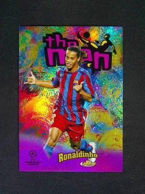 2023 Topps Finest UEFA Ronaldinho The Man Case Hit SSP - Image 1 of 3