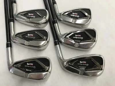 TaylorMade M4 2021 Iron Set 5-9,Pw 6pc Flex Regular ATMOS RED Graphite - Image 1 of 4