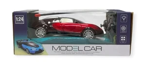 Schwarz/Blau 1:22 RC Ferngesteuerter Luxus Sportwagen mit Beleuchtung - Kinder Spielzeug Modell - Bild 1 von 2