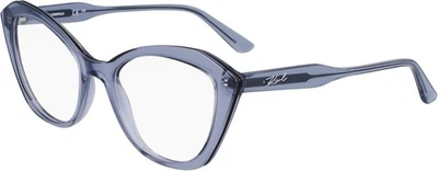 Gafas Karl Lagerfeld KL6137 020 52 mm gris transparente/lente de demostración Foto 1 de 3