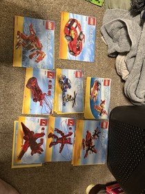 LEGO Creator Instruction Manual Lot &ndash; 31024, 31008, 31017, 31018, 31023 (Mixed)