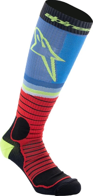 Calcetines Alpinestars MX Pro Negro Rojo Azul Amarillo Foto 1 de 1