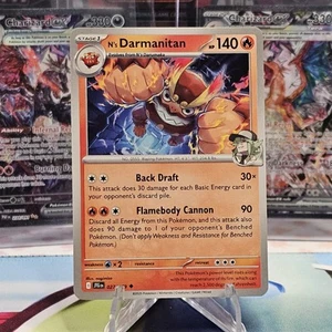 N's Darmanitan 027/159 Pokémon No Holo Viaje Juntos - Casi Nuevo/Muy Nuevo - Imagen 1 de 2