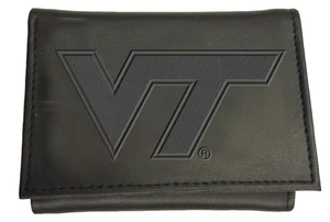 Virginia Tech, Tri-Fold Wallet, Black - Picture 1 of 5