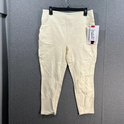 Wicked by Women with Control Ankle Pants with Pockets Alabaster, Petite Medium - Image 1 of 4