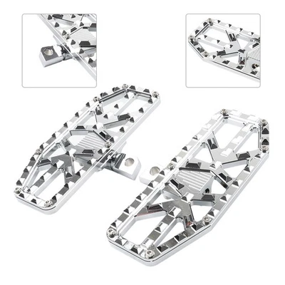 Rear Passenger FootPeg Footrest Pedal Chrome For Harley Road King Electra Glide - Image 1 of 4