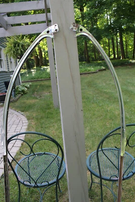 Lincoln Capri 1955 2 puertas techo rígido techo riel moldura (par) Foto 1 de 4