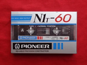 🔥 Cassette compacto de cinta tipo I vintage PIONEER N1t-60 "NUEVO Y sellado" (#2) - Imagen 1 de 2