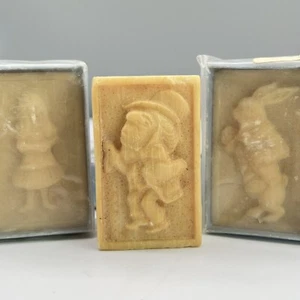 SET 3 Figural Soaps VTG 30s ALICE IN WONDERLAND White Rabbit Mad Hatter SPENCER - Picture 1 of 17