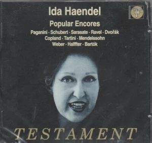 Ida Haendel, Geoffrey Parsons - Popular Encores (CD 2002) Testament; *NEW* - Picture 1 of 2