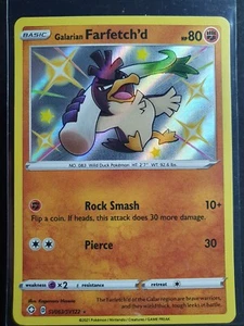 Galarian Farfetch'd SV063/SV122 Shining Fates - Casi nuevo - Imagen 1 de 3