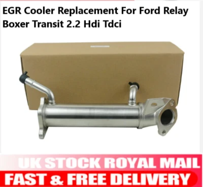 Radiatore EGR Ricambio Per Ford Relè Boxer Transit 2.2 HDI TDCI UK Azione - Immagine 1 di 4