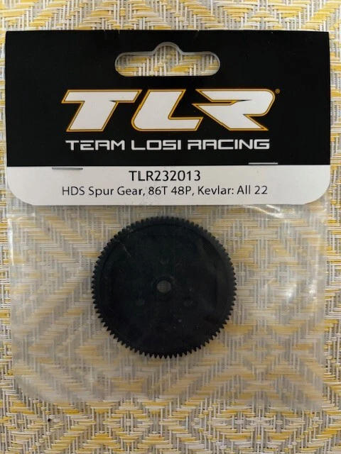 Team Losi Racing #TLR232013: HDS Spur Gear, 86T 48P, con Kevlar; los 22 Foto 1 de 1