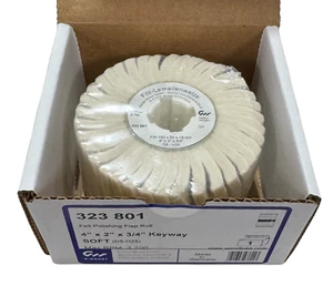 Wendt 4" x 2" x 3/4" Keyway Soft Felt Polishing Flap Roll - Picture 1 of 1