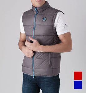 CROSSHATCH Herren Weste Steppweste AWESLEEVE CH GILET-PRINTED Jacke Übergang NEU - Picture 1 of 10