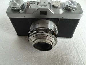 Leidolf Wetzlar Lordox 24x36 fotocamera pellicola Prontor-SVS con custodia - NON TESTATA - Foto 1 di 12