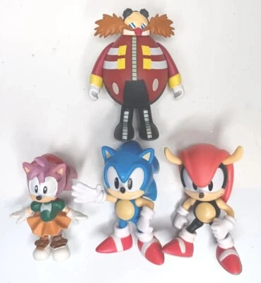 Sega Rosemary,Kidrobot Dr. Eggman,Jazwares Sonic,Armadillo Figures Lot of 4! - Image 1 of 4
