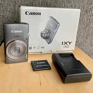 Canon IXY 150 PowerShot ELPH 160 20MP Silver Digital camera  English language JP - Picture 1 of 10