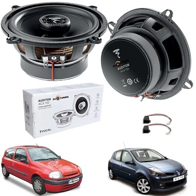 Kit 2 Casse Altoparlanti Focal ACX130 Anteriori per Renault Clio dal 1998-12 - Immagine 1 di 4