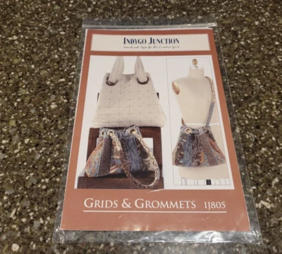 Grids & Grommets Indygo Junction #IJ805 Quilted Purse Bag Pattern - Image 1 of 2