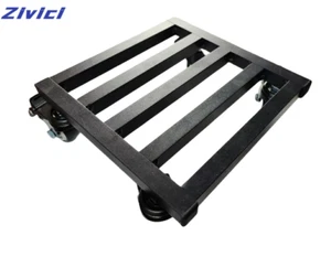 7.87" Black Plant Caddy Rolling With Wheels Planter Pot Rolling Mover Heavy Duty - Picture 1 of 5