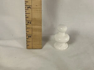 Replacement Round Marble Onyx Chess Piece - White Pawn - Picture 1 of 3