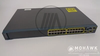 CISCO CATALYST  WS-C2960S-24TD-L V02 2960 24-PORT 10G GIGABIT NETWORK SWITCH - Image 1 of 2