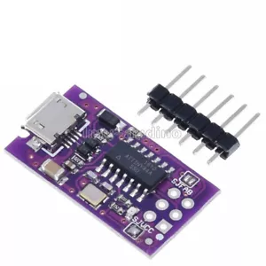 5V Micro USB Tiny AVR ISP ATtiny44 USBTinyISP Programmer For Arduino Bootloader - Picture 1 of 8