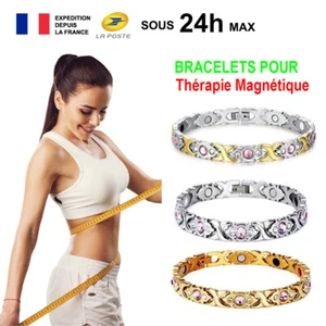 Bracelet magnétique Thérapeutique énergétique Guérison Bijoux Thérapie - Bild 1 von 9