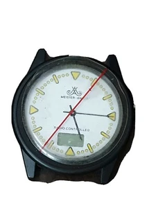 Germany Made Atomic Radio Controlled Herren Meister Uhr Selten  - Bild 1 von 5