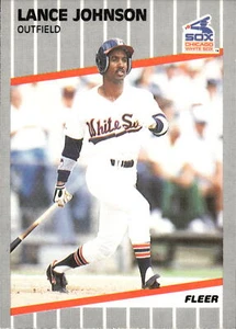 1989 Fleer #499 Lance Johnson - Picture 1 of 2