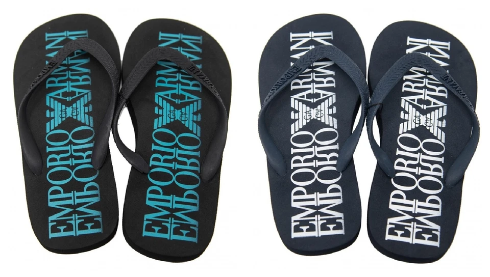 SG Infradito uomo EMPORIO ARMANI ciabatte mare o piscina articolo 211301 4P498 F - Imagem 1 de 1