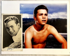 VTG Darryl Hickman Autographed B&W Photo 3.5x5.5 The Tingler VTG Child ACTOR - Picture 1 of 3