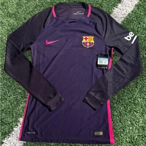 FC Barcelona Kitroom Issue Match Shirt Nike Away Kit 2016/17 LS BNWT Medium - Picture 1 of 3