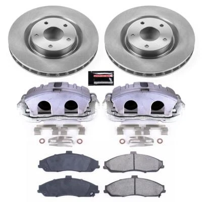 Kit de frenos de disco PowerStop - Delantero - Se adapta a Chevrolet Corvette 2005-2013 OE Stock Re Foto 1 de 4