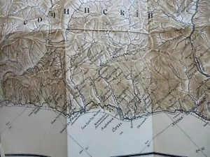 Russian Empire Caucasus Sochi 1911 rare travel guide w/ 2 maps Krasnaya Polyana - Picture 1 of 15