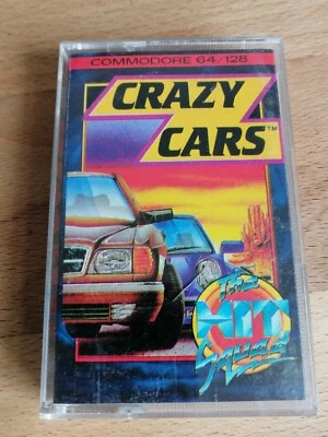 Commodore 64/128 Game (Tape) - Crazy Cars - 1988 - Working! - Image 1 of 4