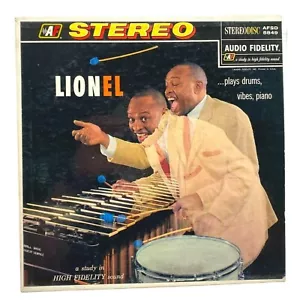 Lionel Hampton & Orchestra Lionel Plays Drums Vibes Piano Vinyl LP 1959 - Imagen 1 de 6