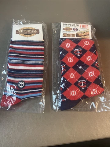2 pair of Minnesota Twins MLB Father’s Day socks (SGA) (New In Package) Cover